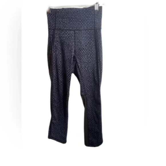 Lululemon real quick samba snake casual yoga athletic stretch crop tights 2 - Picture 2 of 4